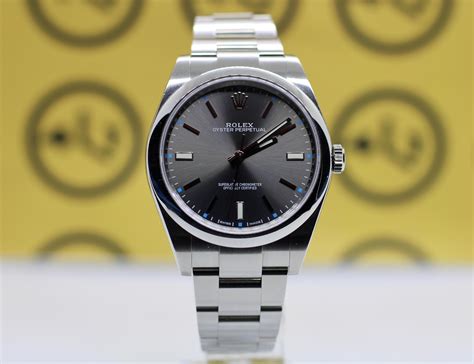 rolex oyster perpetual dark rhodium dial|Rolex Oyster Perpetual 41mm silver.